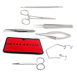 High Quality Stainless Steel <b>Mouse</b> Dissecting Kit 8 Pcs Basic Rodent Veterinary Surgery Instrument Set CE ISO Certified OEM ODM - Product Image 2