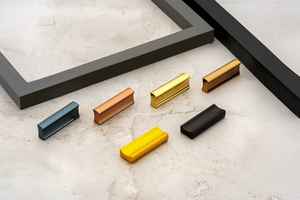 Heavy duty <b>gold</b> zinc alloy adjustable <b>cabinet</b> wardrobe handles durable drawer pulls furniture hardware wholesale supplier - Product Image 2