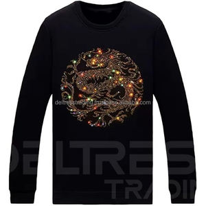 Sudaderas con capucha básicas de mezcla de algodón Premium Rhinestone 2025 Sudadera con capucha Hombres Sudaderas con capucha personalizadas Sudadera para hombre a precio al por mayor - Product Image 1