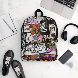 Sac à dos élégant pour homme en cuir véritable, imperméable et léger, motif graffiti, grande capacité de rangement, compartiment pour ordinateur, raffiné - Product Image 4