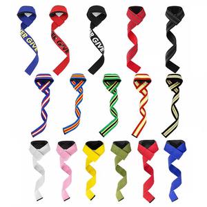 Sangles de musculation en spandex pour hommes et femmes avec rembourrage en néoprène et service OEM, idéales pour l'haltérophilie - Product Image 1