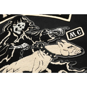 Custom Made Patch Embroidery Heat Transfer Print High Fashion Street Style <b>Summer</b> Stand <b>Bomber</b> <b>Jackets</b> Casual Wear Snap Button - Product Image 6