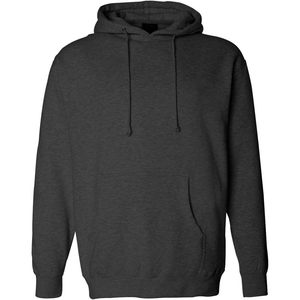 Charcoal Heather L Sudadera con capucha para hombre 100% algodón antiarrugas Anti-Shrink Solid 2025One - Product Image 2