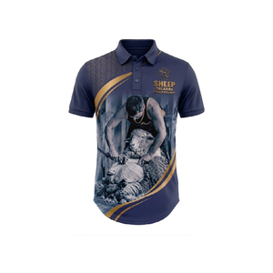 Soft Cotton <b>Sheep</b> <b>Shearing</b> Polo Long Tail Sublimated Comfortable Breathable Work Shirt For Farm And Industrial Use - Product Image 3