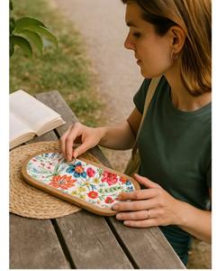 Bandeja de Servicio Extra Grande de Madera Maciza, Bandeja Comercial para Té, Café, Desayuno, Restaurante, con Diseño Personalizado - Product Image 6