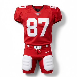 Custom Sublimated American Football Uniform Men's <b>Elite</b> Team Practice Jersey Moisture Wicking Professional Sports Set - Product Image 1