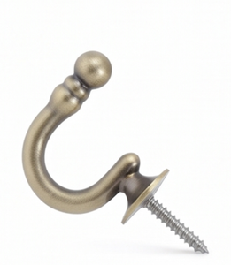 Antique Polished Metal Wall <b>Hooks</b> Stylish Design Perfect For Home Decoration And Storage <b>Hooks</b> Modern Wall Accent - Product Image 1