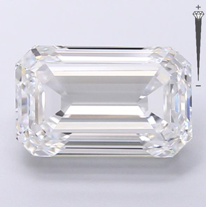 Diamante Cultivado en Laboratorio con Certificación IGI, Corte Esmeralda de 6.30 CT, Color D, Claridad VVS2, CVD LG 770660347, ROYAL GEMS para Joyería - Product Image 1