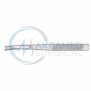 Osteotome courbé Blume Guarded en acier inoxydable tranchant pour rhinoplastie, instrument chirurgical de chirurgie plastique certifié CE - Product Image 3