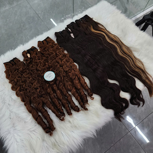 <b>Dark</b> <b>Brown</b> Lace Front <b>Wigs</b> Vietnamese Wavy & Burmese Curly HD Lace Raw Hair 8-30 Inches 13x4/13x6 Bundles - Product Image 5