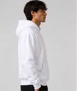 Sudadera con Capucha Blanca para Hombre AURA, Corte Regular, Algodón French Terry, Diseño con Bolsillos, Ropa Casual de Otoño - Product Image 5