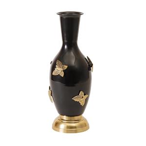 Florero Decorativo de Metal Dorado para Decoración del Hogar, Elegante Centro de Mesa para Sala de Estar - Product Image 6