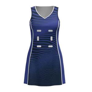 Maillot de netball sans manches personnalisé OEM avec logo frontal, séchage rapide, respirant, 100 % polyester, vêtements de sport à prix compétitif - Product Image 4