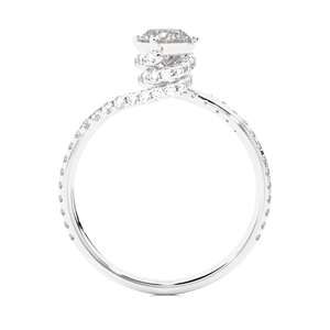 Anillo de Diamante Natural de 0.34CT Hecho a Mano en Oro Sólido de 18K, Corte Redondo Elegante, Diseño de Joyería de Lujo para Compromiso y Boda - Product Image 4