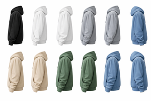 เสื้อฮู้ดดี้ทรงบ็อกซี่แบบครอป ผ้าฝ้าย 100% เฟรนช์เทอร์รี่ 500GSM ทรงโอเวอร์ไซส์ หนานุ่ม - Product Image 6