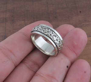 Anillo de Plata de Ley 925 al por Mayor, Anillo Minimalista de Plata para Mujer y Hombre, Anillo de Boda de Alto Brillo y Ajuste Cómodo - Product Image 5