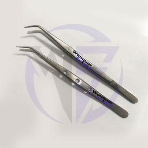 Pince à pansements et coton dentaire Wenquar Factory en gros, à pointe dentelée, en acier inoxydable, instrument chirurgical - Product Image 4