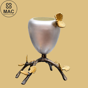 Vase de table moderne en laiton – Décoration d'intérieur légère et personnalisable pour mariages, Pâques et événements festifs par madiha art and crafts - Product Image 3