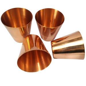 Nuevo Vaso de Cobre para Beber Agua, Diseño Liso y Brillante, Apto para Lavavajillas, Vaso de Cóctel para Bar - Product Image 6