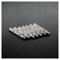 Juego de Sellos de Acero Intercambiables N-71-3, 71 Piezas, Grado Industrial y para Bricolaje, Herramienta de Marcado de Moldes con Letras y Números, Marca OEM WIGA