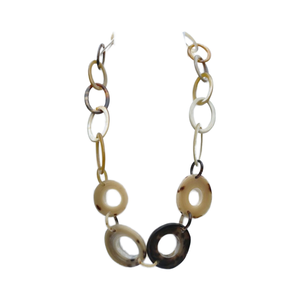 สร้อยคอทำมือจากเขาสัตว์ธรรมชาติ สไตล์โมเดิร์น ทันสมัย เป็นมิตรกับสิ่งแวดล้อม ของขวัญสำหรับงานปาร์ตี้ผู้หญิง  รับสั่งทำได้ - Product Image 1