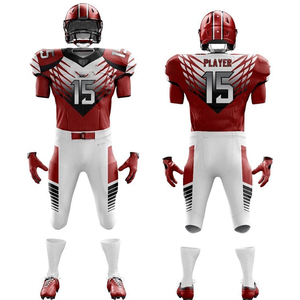 Team American Football Uniform with Unique Sleeve Pattern - Product Image 5