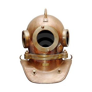 Casque de plongée de qualité supérieure en bronze huilé, réplique de casque de plongée antique en cuivre, casque de plongée sous-marine vintage maritime - Product Image 2