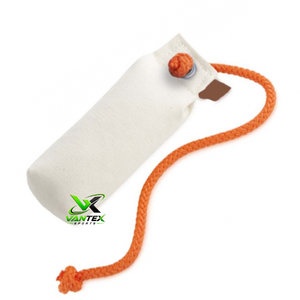 VANTEX SPORTS - Jouet d'entraînement léger, durable, écologique et simple pour chien et chat, en toile rouge avec poignée en corde orange, réutilisable, pour tous les animaux - Product Image 2