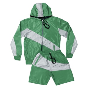 Premium Hooded Unisex Waterproof Breathable Nylon Plus Size Custom Graphic Solid Lightweight Windbreaker Streetwear Tracksuit - Product Image 1