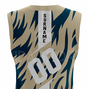 Nouvelle Collection 2026 : Ensemble Maillot et Short de Basketball Personnalisé – Impression par Sublimation, Col en V, Léger, Séchage Rapide, en Maille Respirante - Product Image 5