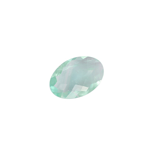 Pierre précieuse en fluorite afghane verte naturelle, taille damier, 71,7 carats, 33x21 mm, pierre brute pour la fabrication de bijoux - Product Image 4