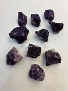 Pierres de cristal violettes naturelles sculptées, morceaux bruts irréguliers, écologiques, Feng Shui pour la décoration intérieure - Product Image 5