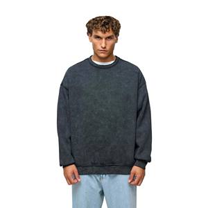 Sweat-shirt homme personnalisé, effet délavé, haute qualité, décontracté, écologique, couleur personnalisée - Product Image 2