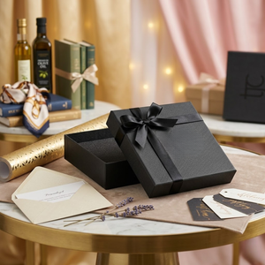 Caja de Regalo para Joyería de Moda con Laminado Mate y Forro de Esponja |   Empaque de Cartón Portátil con Recubrimiento UV y Grabado en Relieve - Product Image 5