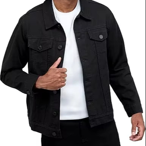 Veste en jean d'hiver pour homme, 100 % coton, respirante, écologique, séchage rapide, 280 g, pour l'extérieur, avec logo personnalisé, vente en gros, haute qualité - Product Image 1