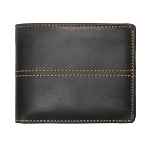Export Quality <b>Men's</b> Genuine <b>Leather</b> Open <b>Wallet</b> RFID Blocking Vintage Fashion Lightweight Custom Logo Available Best Market - Product Image 6