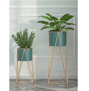 Soporte de Metal Alto para Macetas con Maceta Verde, Diseño Artesanal Resistente para Macetas Pesadas y Decoración Elegante para el Hogar, Precio de Fábrica - Product Image 4