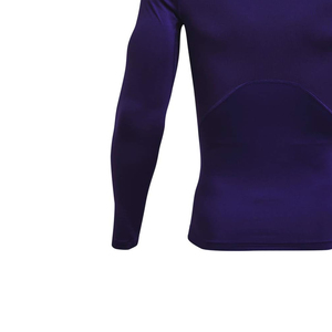 Tenue d'entraînement toutes saisons 100% polyester antibactérien pour homme, respirante, avec logo, séchage rapide, compression, rashguard. - Product Image 3