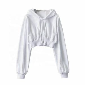 Free Sample Crop <b>Top</b> Hoodie Custom Camouflage Jacket Most Popular Plus Size <b>Women</b> Clothing Casual Summer Oversized XXL Winter - Product Image 3