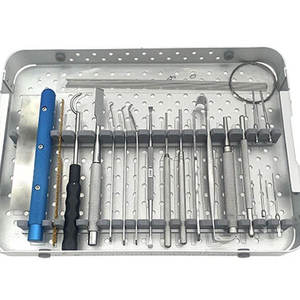 Azicon's Small Animal Fracture Surgery Kit Veterinary Orthopedic Bone Locking Plate <b>Screws</b> Drill <b>Bit</b> Instruments <b>Set</b> - Product Image 3
