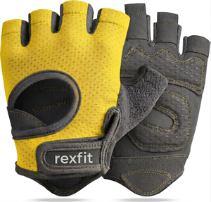 Professional <b>Weight</b> Lifting <b>Gloves</b> Half Finger Fitness Workout <b>Gloves</b> Supplier Breathable Mesh Microfiber Non-slip Silicone - Product Image 1