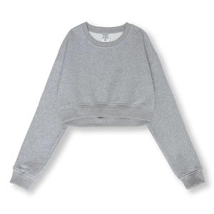 Custom <b>Men's</b> Winter Embroidered <b>Crop</b> <b>Top</b> Pullover Hoodie Casual Oversize Hoodies & Sweatshirts - Product Image 3