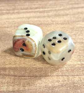 Artisan Crafted Bone <b>Dice</b> for Board Games and RPG Play Natural Crafts - Product Image 6
