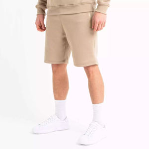 Conjunto de Sudadera con Capucha y Pantalones Cortos Casuales para Hombre, 100% Algodón, Diseño Estampado Sólido para la Temporada de Invierno, Venta al Por Mayor - Product Image 5