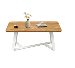 Mesa de Centro de Hierro con Tapa de Mármol y Acabado Dorado, Diseño Ajustable para Muebles del Hogar - Product Image 5