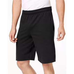 Shorts de sport décontractés personnalisés pour hommes, de haute qualité, respirants, longueur genou, taille élastique, couleur noire - Product Image 6
