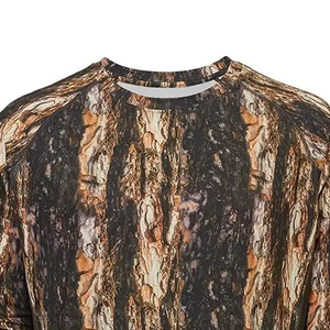Hiking Camping Hunting Shirt Neck Soft <b>Shell</b> 100% Polyester Full Sleeve Camouflage Breathable Waterproof Windproof Performance - Product Image 5