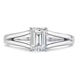 Emerald Cut E Color VS1 Clarity Premium Lab Grown Diamond Step Cut High Brilliance Loose Stone - Product Image 2