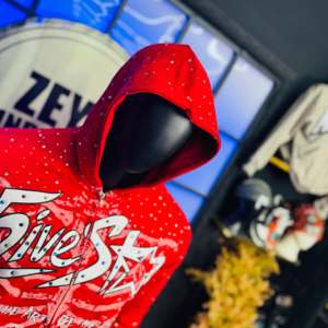 Conjuntos Deportivos Personalizados con Estampado de Leopardo 2 en 1, Transpirables, 100% Algodón, Tallas Grandes, con Bordado y Serigrafía de Pedrería - Product Image 6