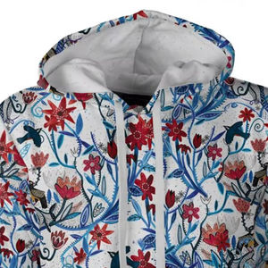 Sweat à capuche d'hiver pour homme 100 % coton, entièrement sublimé, anti-plis, imprimé, style décontracté vintage, prix usine Pakistan - Product Image 4